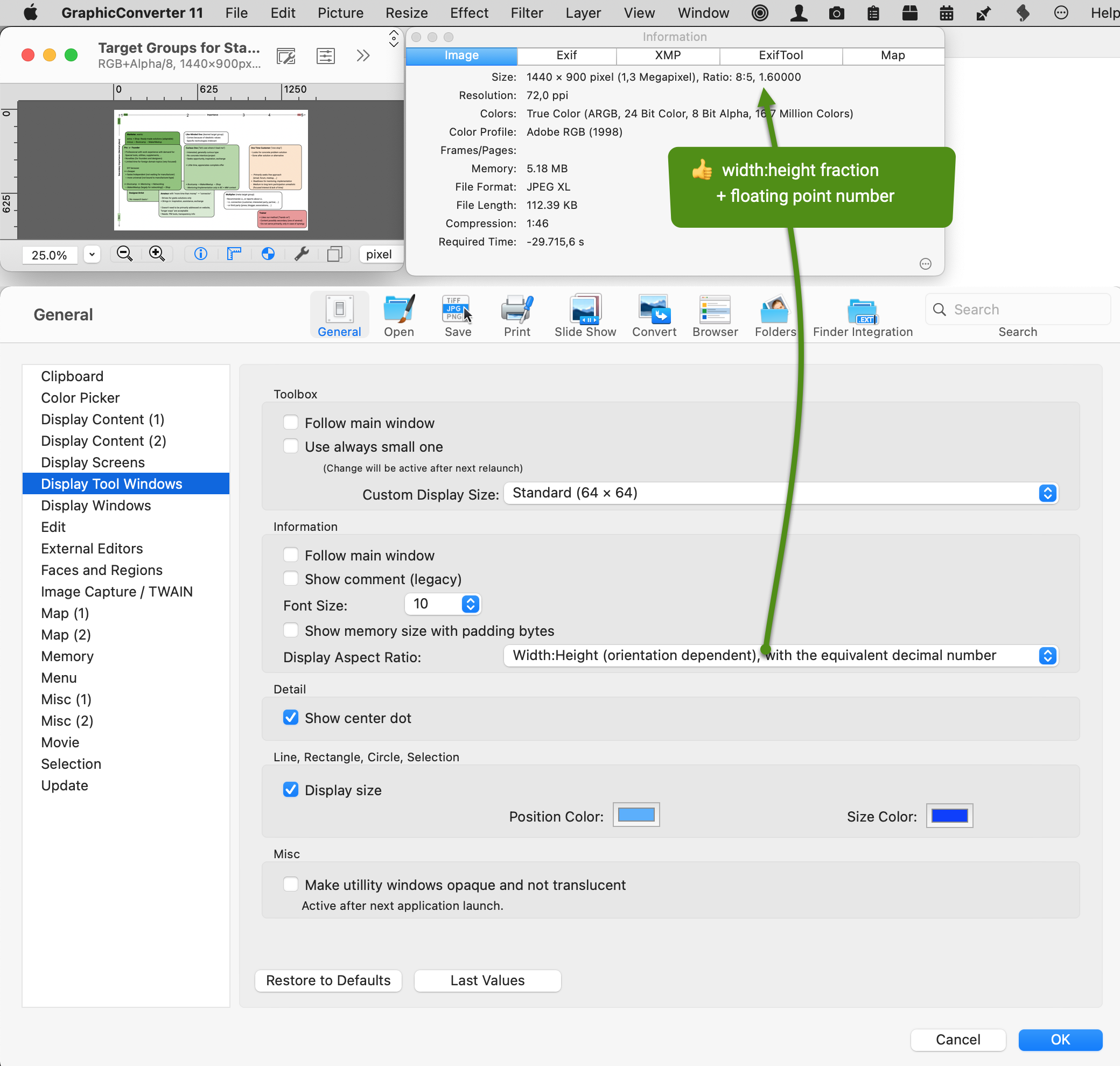 GraphicConverter - Aspect ratio display style offers plenty of preferences.png