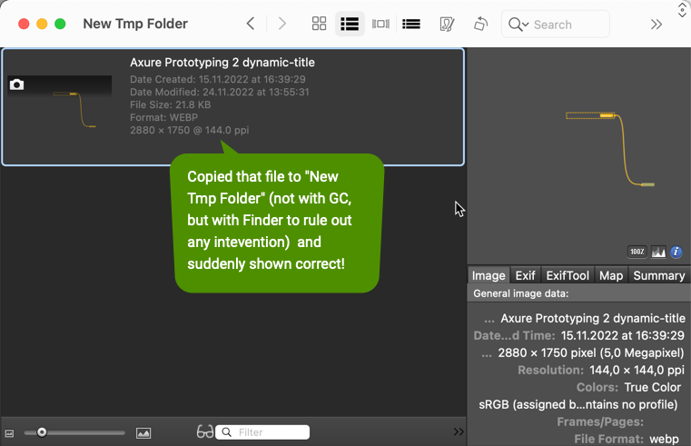 Resolution in EXIF chunk of WEBP files in GC 5674 Test 2b Shown right in Browser column when same file gets copied or moved to other folder.png