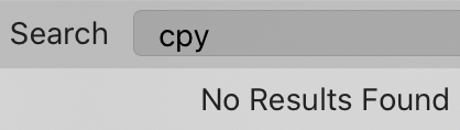 Mac's default non-fuzzy search fail