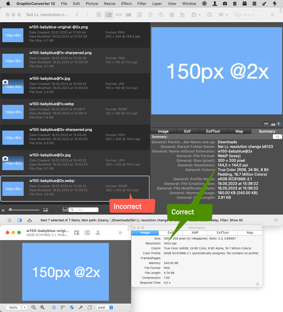 GraphicConverter 12 b6123 shows WEBP Resolution false in columns of Browser.png