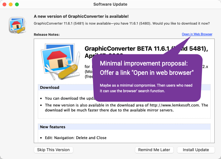 GraphicConverter Selfupdate 3b improvement proposal Open release notes in web browser.png