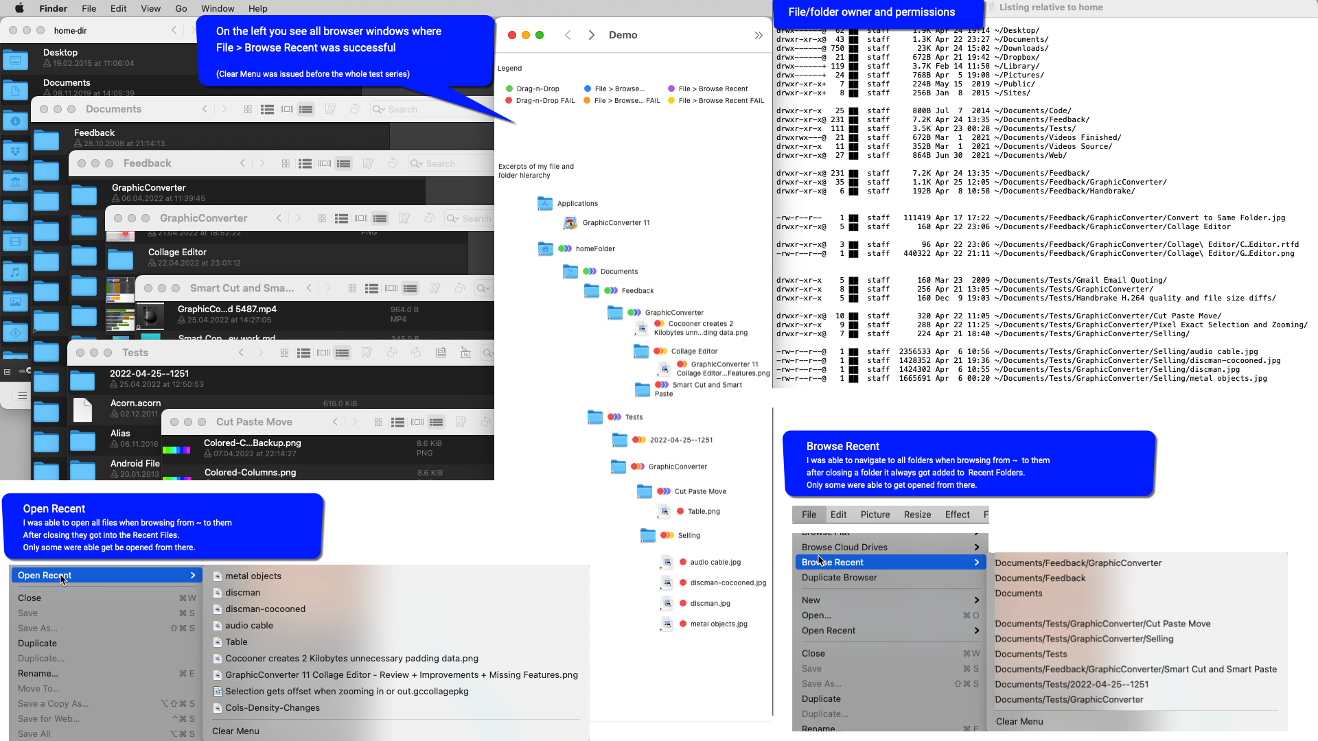 File and folder access very inconsistently failing in GraphicConverter 11.6 build 5487.png